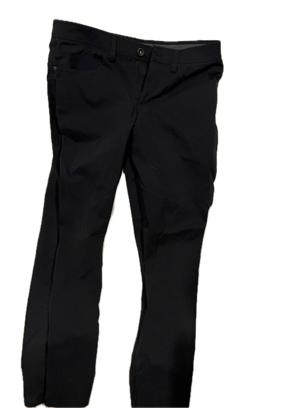 Weatherproof Flat Front Casual Black Dress Pants Mens 32x32
